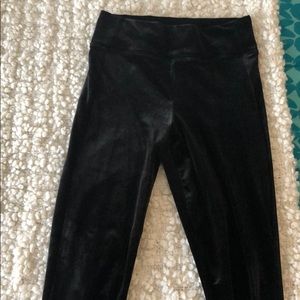 Black Velvet Joggers